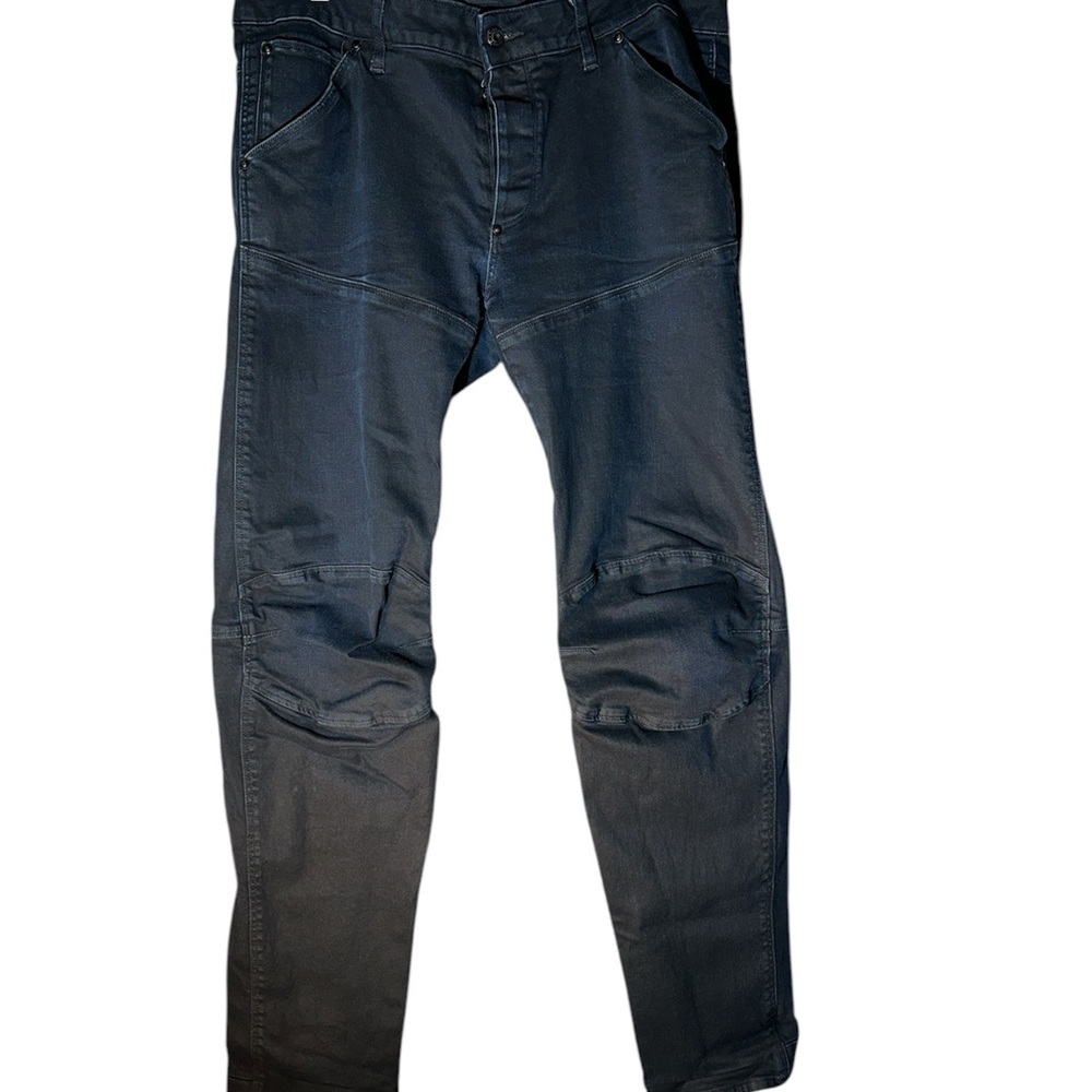 G-Star Dark Blue Skinny Jeans with Knee Reinforcements